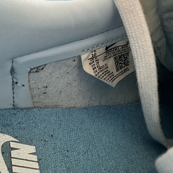 Men's Nike Blazer Low '77 Vintage Baby Blue - Picture 6 of 6